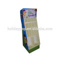 Reasonable acceptable price POS cardboard floor rack chocolate display stand